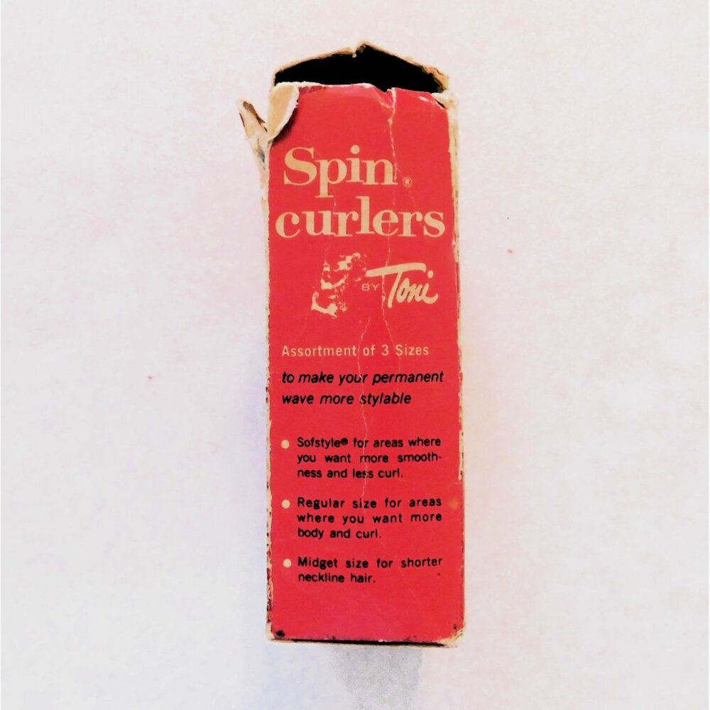 Toni Spin Curlers 3 Assorted Sizes Vintage Set Curlers Papers Perm Tool - Picture 6 of 10